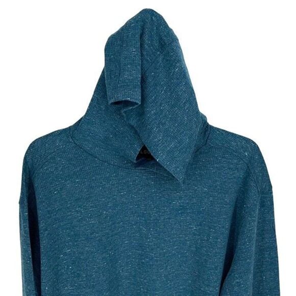 01.Algo Performance Sweater Men XXLarge Teal Blue Hoodie Sweatshirt Pullover SPF - Picture 2 of 10